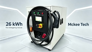 เครื่องชาร์จ EV มือถือขนาด 30kW 26kWh การจัดเก็บพลังงานแบบพกพาสำหรับการชาร์จริมถนนฉุกเฉินในรถยนต์