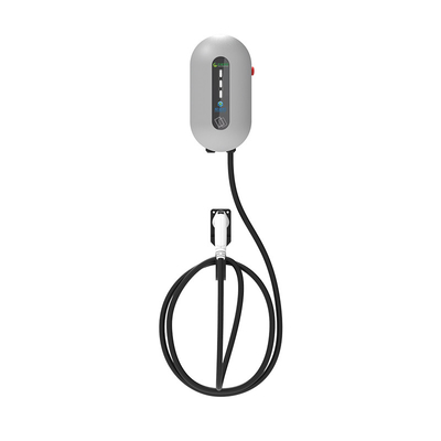 เครื่องชาร์จรถยนต์ไฟฟ้าติดผนัง 32A ขนาด 21kw เครื่องชาร์จออนไลน์ประเภท 1 สําหรับรถไฟฟ้า