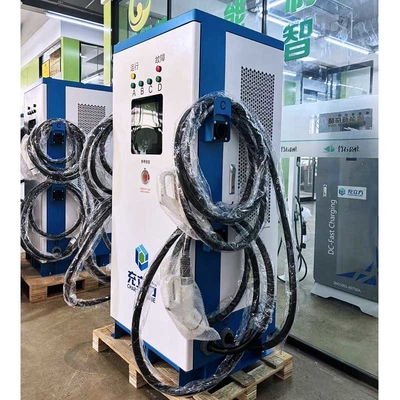 สถานีชาร์จรถยนต์อินเทกรีต 160KW พร้อมปืนชาร์จเร็ว 4 ลูก