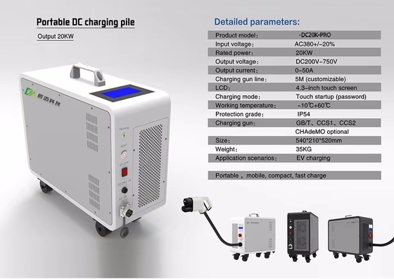 ราคาดี Rfid รองรับ 20kw 220v รวดเร็ว OCPP DC EV รถชาร์จสถานีชาร์จ Chademo ออนไลน์