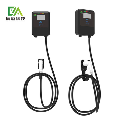 7KW รถไฟฟ้าระดับ 2 บ้านชาร์จวอล์ดบ๊อกซ์สําหรับประเภท 1 ประเภท 2 GBT