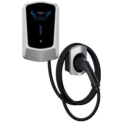 พลังงานใหม่ ประเภทไฟฟ้า GB/T อุปกรณ์ชาร์จรถยนต์ สถานีชาร์จ EV AC 7kw EV Charger สําหรับรถยนต์