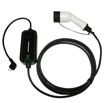 ราคาดี 16A 3.5Kw ประเภทที่ 2 ชาร์จรถยนต์แบบพกพา DC EV พร้อมจอปรับ ออนไลน์