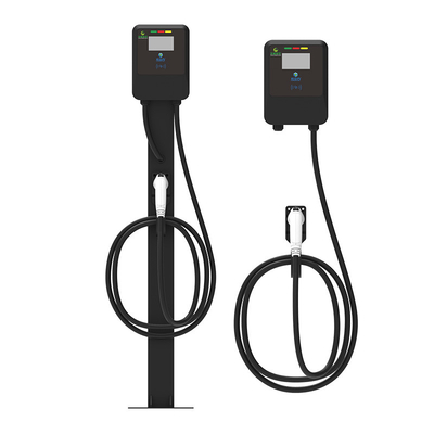 220V/7KW/32A Black Wall-Mounted / Post-Type Electric Vehicle Charging Pile Electric Vehicle Charger