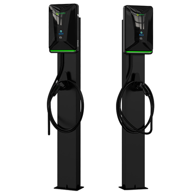 ราคาดี 7KW 11KW 21KW คอลัมน์สีดํา แบบพื้นยืนรถไฟฟ้า AC ค้อนการชาร์จ ออนไลน์