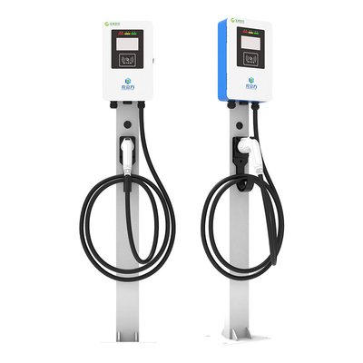 7KW 11KW 21KW คอลัมน์สีฟ้าและสีขาว / ชั้นยืนปืนเดียวรถไฟฟ้า