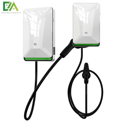 ราคาดี 7KW 11KW 22KW Pearl White Wall Mounted Electric Vehicle Single Gun AC Charging Stack / Mobile Charger เครื่องชาร์จแบบเคลื่อนไหว ออนไลน์