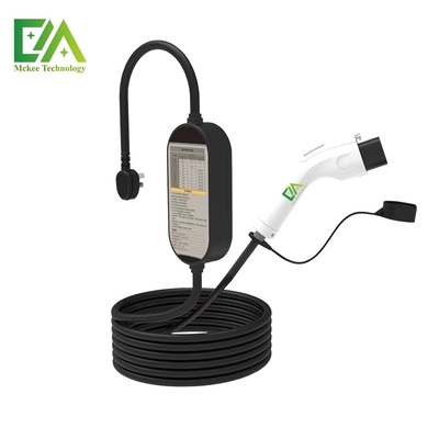 32A เครื่องชาร์จรถไฟฟ้าประจําบ้าน 7Kw เครื่องชาร์จรถไฟฟ้ามือถือ