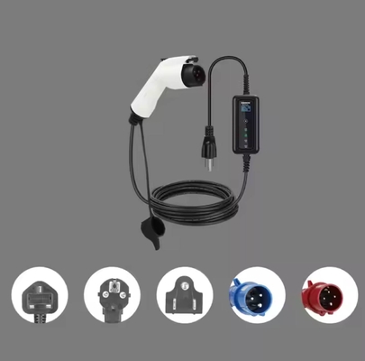 Ev Portable 7kw Ac Ev Charger Mobile Evse Portable Charger สถานีชาร์จไฟฟ้า สถานีชาร์จรถไฟฟ้าพกพา