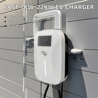 ราคาดี เครื่องชาร์จรถยนต์ 7KW 11KW 22KW GBT ประเภท 1 ประเภท 2 AC 220V 380V Wall-mounted Wallbox รถไฟฟ้าบ้าน Ev รถชาร์จเร็ว ออนไลน์