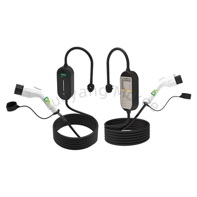 6-32A กระแสปรับ 3.5kW 7kW 11kw AC ชาร์จรถไฟฟ้ามือถือสําหรับบ้าน ชาร์จรถไฟฟ้าชนิด 2