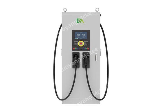 ขายปลีก ภายนอก DC รถชาร์จ EV รวดเร็ว Ccs1 Ccs2 120 KW สถานีชาร์จรถไฟฟ้าที่มี Ev Dc ชาร์จ