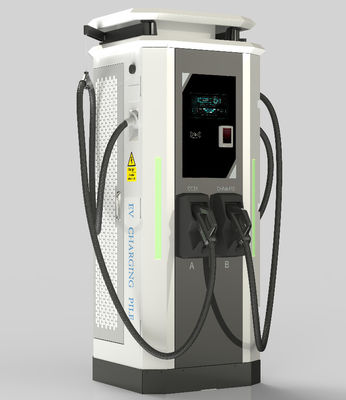 เครื่องชาร์จ DC EV เชิงพาณิชย์ 120kW Fast Charging Pile พร้อมหน้าจอ LCD นำเสนอโซลูชันการชาร์จรถยนต์ไฟฟ้าที่รวดเร็ว