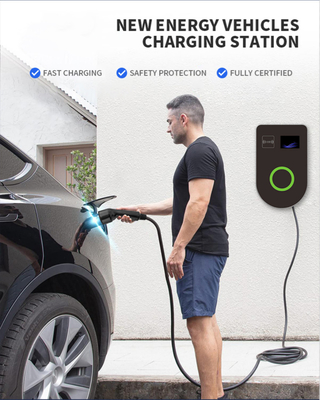ราคาดี 7kW 14kW 22kW ประเภท 2 พล๊อกชาร์จเร็ว สถานีชาร์จรถยนต์พาณิชย์ จุดชาร์จติดผนัง ออนไลน์