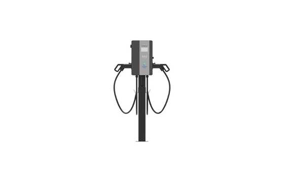 ราคาดี ชาร์จรถยนต์พลังงานใหม่ 14kW สันสองปืน สกรีนสัมผัสสีความสว่างสูง 4.3 นิ้ว ออนไลน์