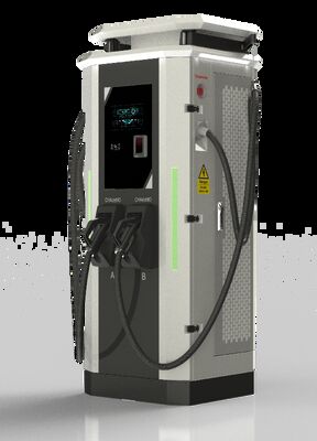 ราคาดี เครื่องชาร์จเร็ว DC 120kW สำหรับรถยนต์ไฟฟ้าพร้อมขั้วต่อสวิงอาร์มคู่และจอแสดงผลความสว่างสูงขนาด 7 นิ้ว ออนไลน์