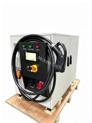 สถานีชาร์จ EV แบบพกพากำลัง 60kW, เครื่องชาร์จเก็บพลังงานแบบพกพาขนาด 65kWh พร้อมการป้องกัน IP55