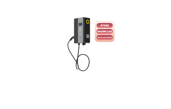 ราคาดี แท่นชาร์จ AC แบบติดผนังมาตรฐานยุโรป, แผง PC ทนไฟ, การป้องกันแรงดันไฟฟ้าเกิน & การรั่วไหลแบบคู่, หน้าจอสัมผัสสี, เครื่องชาร์จแบบชำระเงินด้วยบัตร & QR ออนไลน์
