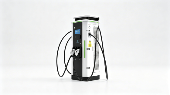 ราคาดี IP54 การเย็นด้วยอากาศ OCPP1.6J หน้าจอสัมผัส 10 นิ้ว White Dew Series DC EV Charger 60kW สถานีชาร์จเร็วสําหรับที่จอดรถทางด่วน ออนไลน์