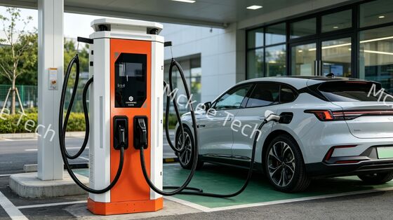 สถานีชาร์จเร็ว DC EV กำลัง 160KW ระบายความร้อนด้วยอากาศ ซีรีส์ White Dew มาตรฐานการป้องกัน IP54 รองรับ OCPP1.6J พร้อมหน้าจอสัมผัสขนาด 10 นิ้ว สำหรับรถบรรทุกอุตสาหกรรมหนักและกลุ่มยานพาหนะเชิงพาณิชย์