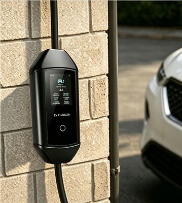 ราคาดี เครื่องชาร์จ EV แบบพกพา McKee Q2 Type 1 AC 1.92kW 6A ถึง 16A จอ LCD 3.67 นิ้ว IP54 UL94 V0 85V ถึง 265V สำหรับชาร์จภายนอกอาคาร ออนไลน์