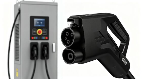 สถานีชาร์จเร็วเชิงพาณิชย์ McKee Minor Snow Series CLF 240KW DC EV Charger CCS1 3 เฟส AC380V ระบายความร้อนด้วยอากาศ IP54 หน้าจอสัมผัส 10 นิ้ว OCPP1.6J