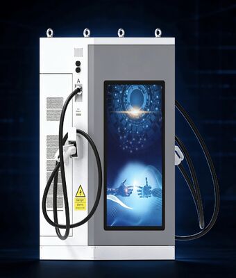 ราคาดี สถานีชาร์จเร็ว DC เชิงพาณิชย์ CLF DC 60 60kW DC EV Charger ระบายความร้อนด้วยอากาศ IP54 OCPP1.6J หน้าจอ LCD 55 นิ้วพร้อมช่องต่อหลายแบบ ออนไลน์