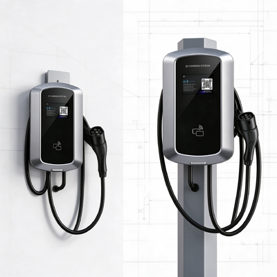 ราคาดี 9.6kW 40A J8 AC EV Charging Station US Type1 Support Wall And Column Mount 85V 265V IP54 LCD ขนาด 5.64 นิ้ว สําหรับการชาร์จรถยนต์ในครัวเรือน ออนไลน์