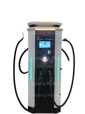 MCKEE 120kW Dual-Port DC EV Fast Charger, Commercial Charging Station with Multi-Standard Connectors and OCPP1.6J