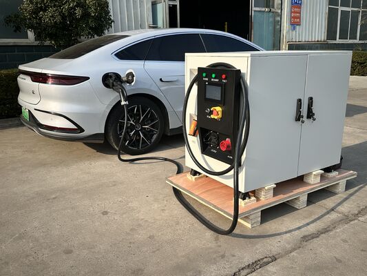120kW 100kWh Mobile EV Charger Liquid Cooled Portable Energy Storage DC Fast Charging Station